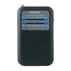Daewoo DW1008 Radio Portátil Negra