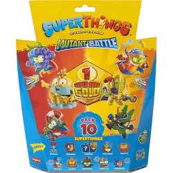 Figura - MagicBox Pack 10 Superthings Mutant Battle, aleatoria, Multicolor