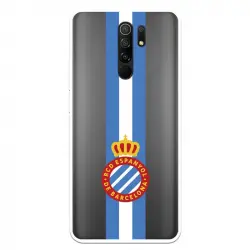 Funda Licencia Oficial RCD Espanyol Escudo Albiceleste para Xiaomi Redmi 9