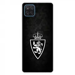 Funda Licencia Oficial Real Zaragoza Fondo Negro para Samsung Galaxy A12