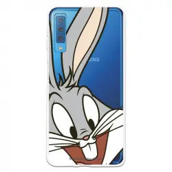 Funda Oficial Warner Bros Bugs Bunny Transparente Para Samsung Galaxy A7 2018 - Looney Tunes