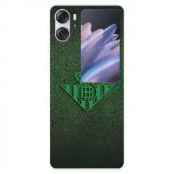 Funda Para Oppo Find N2 Flip Del Real Betis Balompié Escudo Verde Fondo Trama - Licencia Oficial Real Betis Balompié