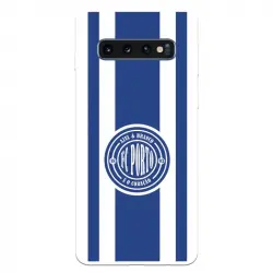 Funda Para Samsung Galaxy S10 Plus Del Fútbol Club Oporto Escudo Escudo Y Rayas - Licencia Oficial Fútbol Club Oporto
