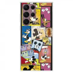 Funda para Samsung Galaxy S22 Ultra Oficial de Disney Mickey Comic - Clásicos Disney
