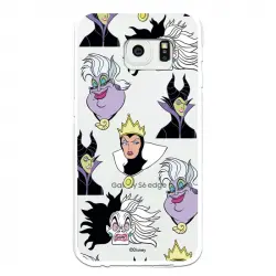 Funda Para Samsung Galaxy S6 Edge Oficial De Disney Villanas Patrón - Villanas Disney