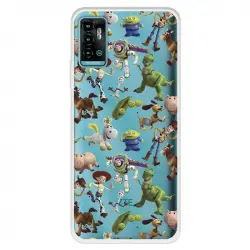 Funda Para Zte Blade A71 Oficial De Disney Muñecos Toy Story Siluetas - Toy Story