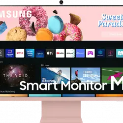 Monitor - Samsung Smart LS32BM80PUUXEN M8 , 32 ", UHD 4K, 4ms, 60 Hz, Rosa