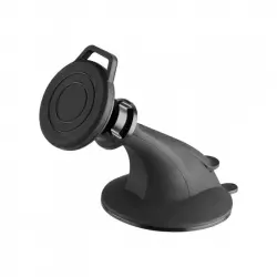 Muvit Soporte Coche Universal Ventosa Magnético Negro