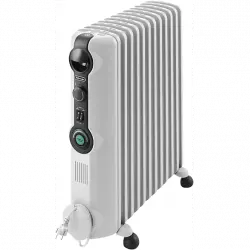 Radiador - De'Longhi RADIA S TRRS 1225C, Termostato Ambiente Ajustable, Comfort-Temp, Blanco