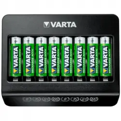 Varta Cargador de Pilas Recargables AA / AAA con 8 Ranuras y Pantalla LCD