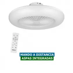 Ventilador De Techo Sin Aspas Noaton 11055w Callisto / 55cm / Con Luz Led Y Mando