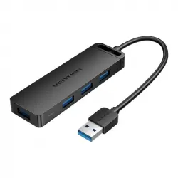 Vention CHLBB Hub 4xUSB 3.0/1xMicroUSB con Soporte de Carga PowerDelivery
