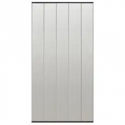 vidaXL Mosquitera para puerta 5 pzas cortina de malla negro 120x240 cm