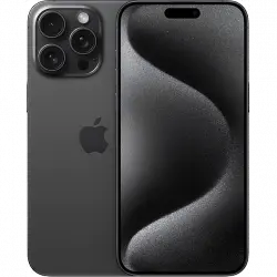 Apple iPhone 15 Pro Max, Titanio Negro, 1 TB, 5G, 6.7" Pantalla Super Retina XDR, Chip A17 Bionic, iOS