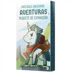 Asmodee Unstable Unicorns Juego de Cartas: Aventuras Paquete de Expansión