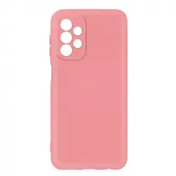 Avizar Funda de Silicona Semi Rígida Fina Soft-Touch Rosa para Samsung Galaxy A23 5G