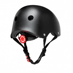 Casco - Beetle Helm Ciclope, Con luz trasera, batería, Regulable, Talla L, Negro