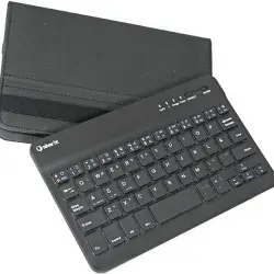 Funda con teclado - Silver HT Gripcase, Para Tablet de 10.4", Bluetooth, Función soporte, Negro