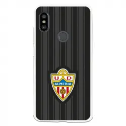 Funda Oficial Ud Almería Fondo Negro Para Xiaomi Redmi Note 6