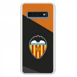 Funda Oficial Valencia Escudo Fondo Negro Para Samsung Galaxy S10