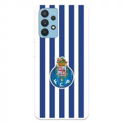 Funda Para Samsung Galaxy A32 4g Del Fútbol Club Oporto Escudo Rayas - Licencia Oficial Fútbol Club Oporto