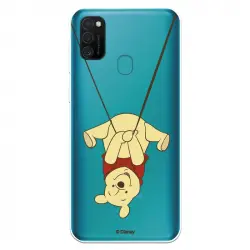 Funda Para Samsung Galaxy M21 Oficial De Disney Winnie Columpio - Winnie The Pooh