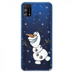Funda Para Samsung Galaxy M31 Oficial De Disney Olaf Transparente - Frozen