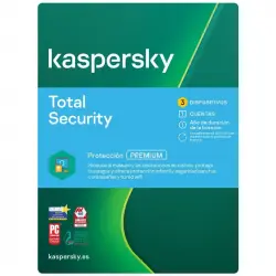 Kaspersky Total Security 3 Dispositivos 1 Año Descarga Digital