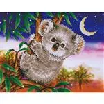Lienzo de tela Diamond Dotz Koala Snack
