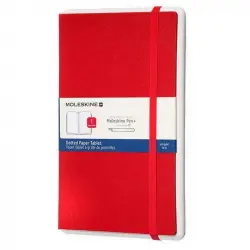 Moleskine Cuaderno Digital Grande Páginas Punteadas Tapa Dura Rojo