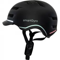 SmartGyro Helmet Pro Casco Inteligente para Adulto Talla M Negro