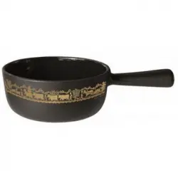 Stockli Olla Para Fondue De Hierro Fundido Esmaltado 18cm Oro - 7218.14aa