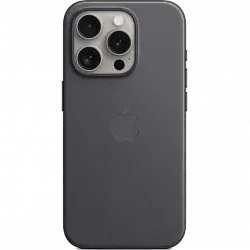 APPLE Funda de trenzado fino con MagSafe para iPhone 15 Pro, Negro