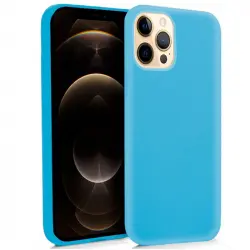 Cool Funda Silicona Celeste para iPhone 12 Pro Max
