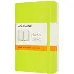 Cuaderno Moleskine Classic large rayas tapa blanda verde limón