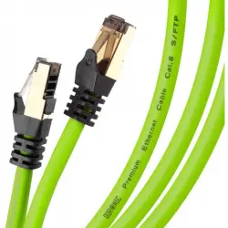 Duronic Cable de Red SFTP Cat8 2m Verde