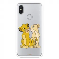 Funda Oficial Disney Simba Y Nala Transparente Para Xiaomi Redmi S2 - El Rey León