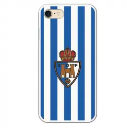 Funda Oficial Ponferradina Rayas Azules Y Rojas Ss18-19 Iphone 7