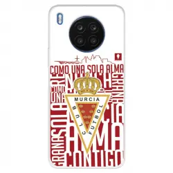 Funda Para Huawei Honor 50 Lite Del Real Murcia Escudo Fondo Blanco - Licencia Oficial Real Murcia