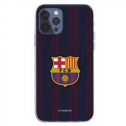 Funda Para Iphone 12 Del Barcelona Rayas Blaugrana - Licencia Oficial Fc Barcelona