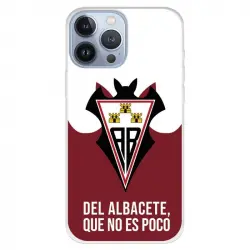 Funda Para Iphone 13 Pro Max Del Albacete Escudo "del Albacete Que No Es Poco" - Licencia Oficial Albacete Balompié