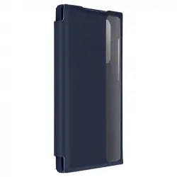 Funda Samsung Galaxy S22 Ultra Ventana Hora Soporte Azul