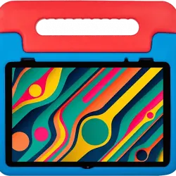 Funda tablet - SPC Gummer Case 2, Goma EVA, Azul y Rojo