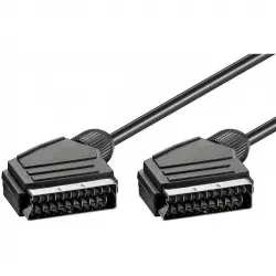 Goobay Cable Euroconector/Scart Macho a Macho 1.5m Negro