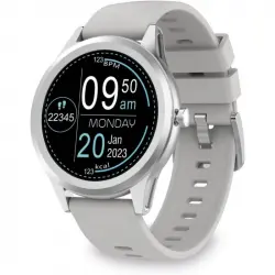 Ksix Globe Smartwatch 1.28" Gris Plateado