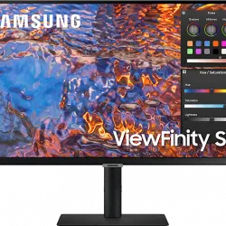 Monitor - Samsung Viewfinity S8 LS27B800PXUXEN, 27", UHD 4K, 5 ms, 60 Hz, HDMI, USB, Negro