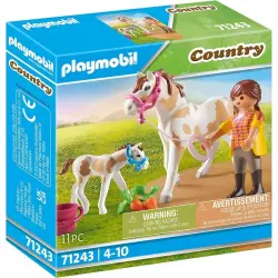 Playmobil Country: Caballo con Potro