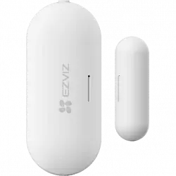 Sensor de apertura y cierre - Ezviz T2C, Puertas ventanas, Cinta adhesiva, Alarma antimanipulación, Blanco