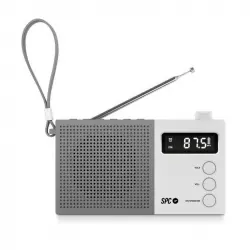 SPC Jetty Max Radio Portátil Despertador Blanca