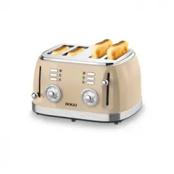 Tostadora 4 Rebanadas Eternal Retro Serie Beige